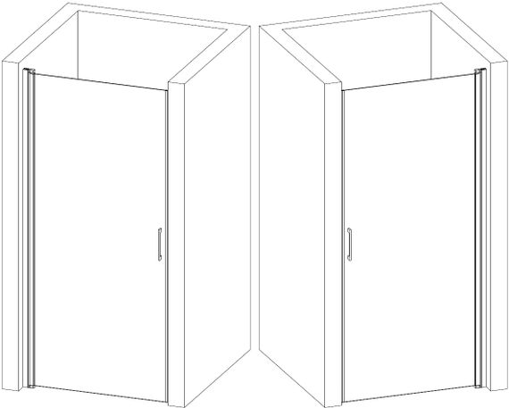 Душові двері BRAVO PROSNA 90FS | Зображення 3