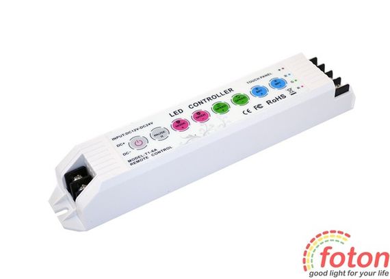 Контролер однозональний RF RGB 18A (Touch) + PRG | Зображення 2