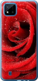Чехол на Realme C11 2021 Красная роза "529u-2485-17620"