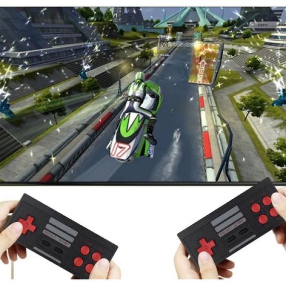 Игровые тв приставки для телевизора Mini Game Box D600 HDMI, , Игровая консоль приставка PI-488 два джойстика | Зображення 3