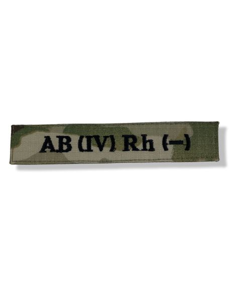 Нашивка група крові (AВ(IV) Rh-) Мультикам
