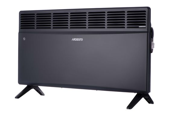 Конвектор електричний ARDESTO  CH-2500MCA, 2500 Вт, 25 м2, закритий нагрів. елемент, IP24, мех. керування, антрацит матовий (CH-2500MCA)