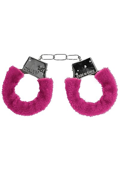 Наручники - Ouch! Beginner's Handcuffs Furry Pink Sex Aura