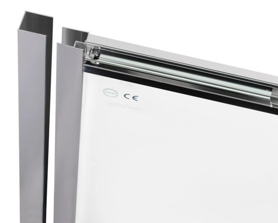 Душові двері в нішу Qtap Taurus CRM2012-13.C6 120-130x200 см, скло Clear 6 мм, покриття CalcLess (TAUCRM201213C6) | Зображення 6