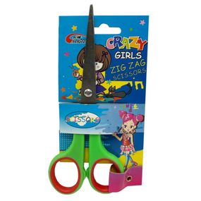 Детские ножницы канцелярские "№6 Scissors C" 50434(Green)