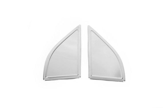 Накладка на вітровички (2 шт., нерж.) для Nissan Navara 2006-2015 рр. | Зображення 3