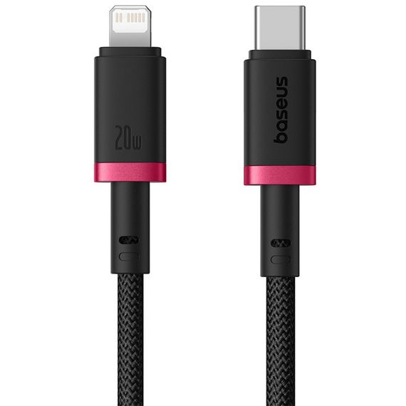 Дата кабель Baseus Dura Series Fast Charging Type-C to Lightning 20W (2m) (CB000123) Red / Black