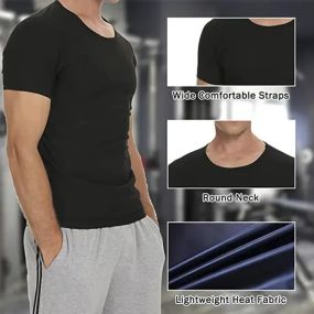 Чоловічий костюм для сауни Vensslim жилет для схуднення XX-XXXL