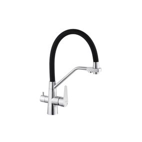 Змішувач для кухні Kroner KRM Edelstahl Klassisch - ESG03817BLK (CV027936)