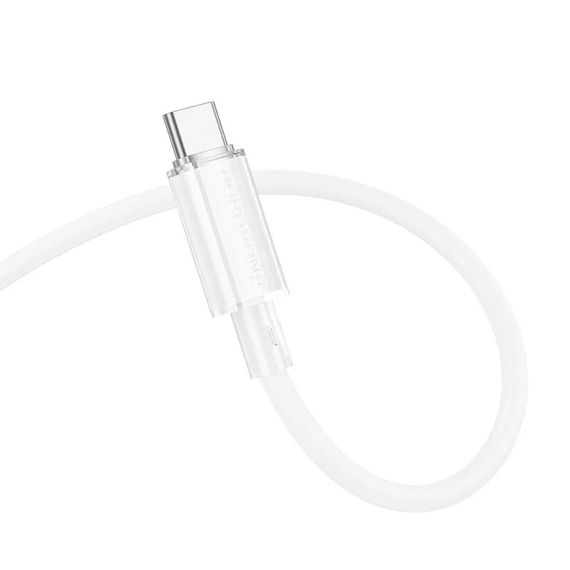 Дата кабель Borofone BX112 Lemon Type-C to Type-C 60W (1m) White | Зображення 2
