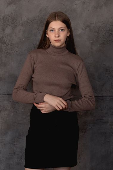 Водолазка дитяча Носи своє 86 Світло-коричневий (p-7440-170921) | Зображення 3