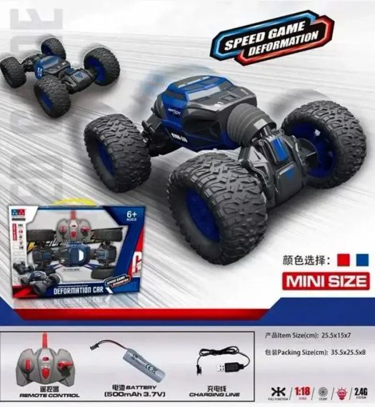 Машинка на радіокеруванні UD 2220 A, масштаб 1:18, акум.3,7V, пульт 2,4G, трансформується | Зображення 4