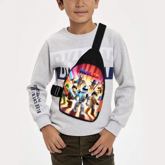 Сумка через плечо детская Roblox 29х17 см сумка слинг для мальчика (01974)