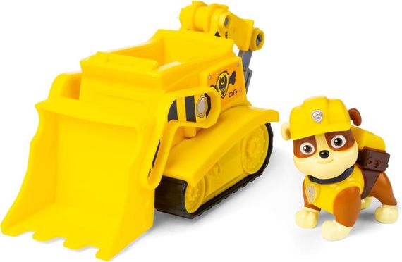 Щенячий патруль Рятувальний бульдозер та фігурка Кремез Paw Patrol Rubble’s Bulldozer | Зображення 1