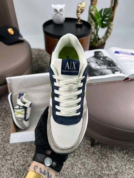 Чоловічі кросівки Exchange AX Grey White замша , текстиль , В'єтнам 45 28.5 | Зображення 5