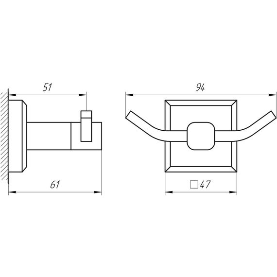 Гачок TOPAZ TKB 9925 | Зображення 1