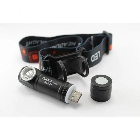 Світлодіодний ліхтарик налобний Police BL-2155-XPE | Водонепроникний ліхтарик Налобний KY-990 ліхтарик bailong | Зображення 6