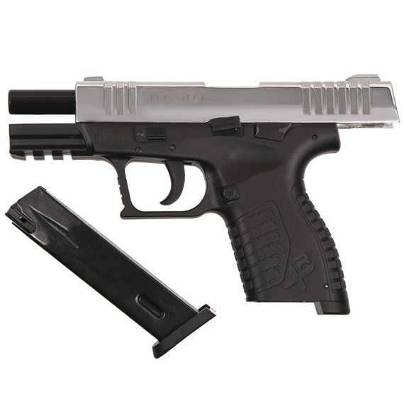 Сигнальный пистолет Carrera Arms "Leo" GT70 Shiny Chrome Пистолет сигнальный Стартовый пистолет сигнальный | Зображення 1