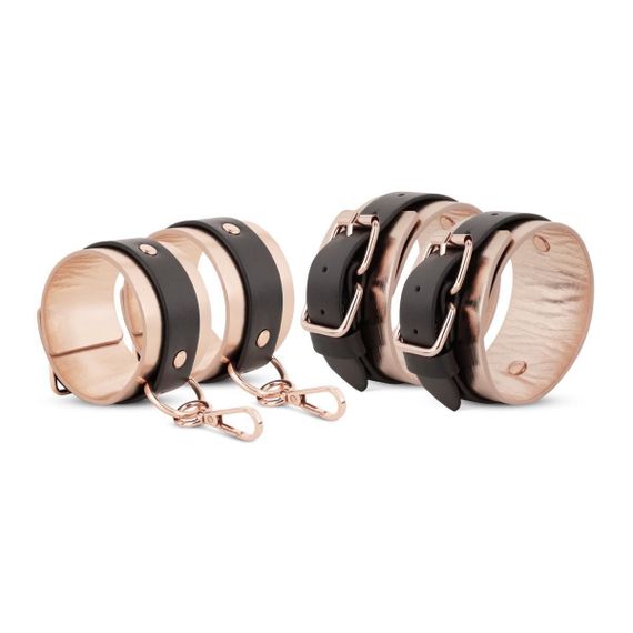 Фіксатор рук і ніг для ліжка Rosy Gold - Under-Mattress Restraint Set Sex Aura | Зображення 4