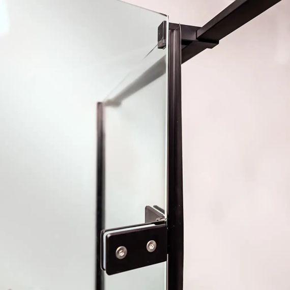 Душова кабіна INSANA Adriana Black M 100х80х210 дрібний піддон 14 см | Зображення 4
