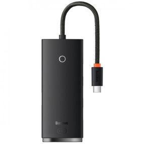Переходник HUB Baseus Lite Series 4in1 (Type-C to 4xUSB 3.0) 1m (WKQX03) Black