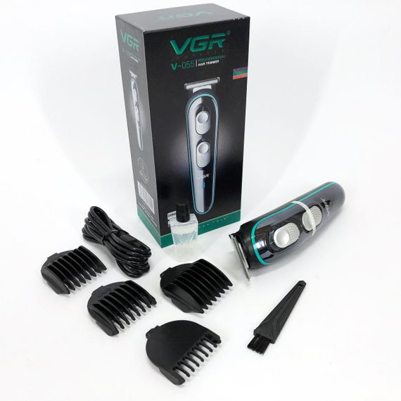 Бездротова універсальна стрижкова машинка VGR V-055, Машинка для стрижки волосся домашня | Зображення 9