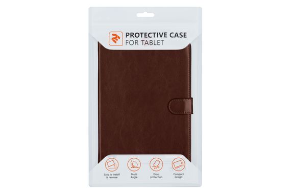Чохол 2Е Basic універсальний для планшетів з діагоналлю 9-10&quot;, Dark Brown (2E-UNI-9-10-OC-BR) | Зображення 4