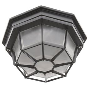 Светильник уличный потолочный GL-45 FL/S BK