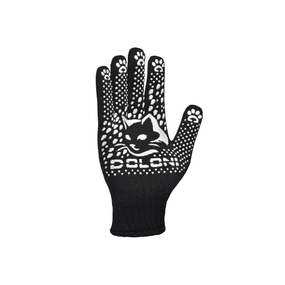 Рукавички 4894 трикотаж з малюнком ПВХ р.8(M) клас 10 чорний КотоФан ДКГ