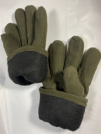 Тактические перчатки зимние на флисе  на меху Хаки 14 разм. | Зображення 3