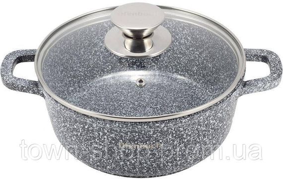 Кастрюля Ofenbach Snow Marble 2.3л индукционная с антипригарным покрытием NB-100500