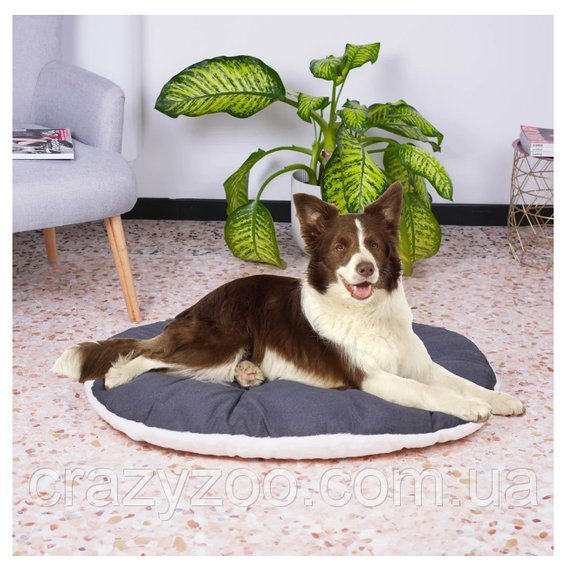 Подушка для собак та котів Ferplast Relax F 89/10 зі штучним хутром сіра 85x55 см 82089097 | Зображення 4