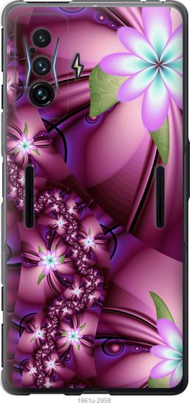 Чехол на Xiaomi Poco F4 GT Цветочная мозаика "1961u-2958-17620"