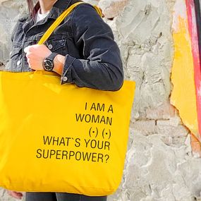 Еко сумка Market MAXI I am a woman what's your superpower? (KOTX_20A008)