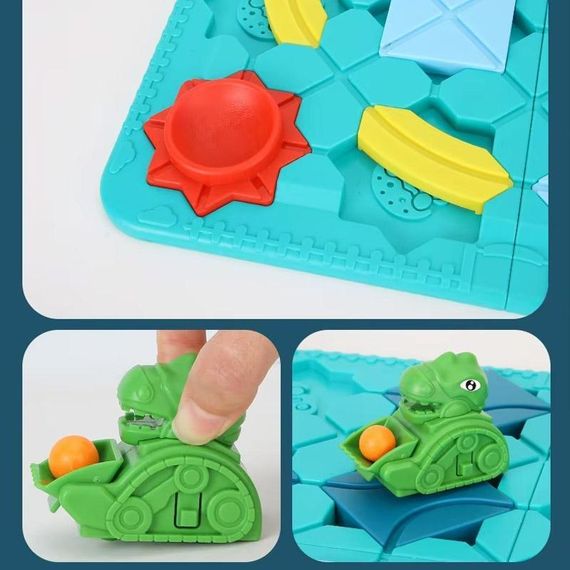 Настольная интерактивная игра Ummi BS779 Logical Road Builder (Mini) Green | Зображення 3