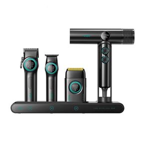 Комплект для стрижки VGR STEPLERSS PRO 4 IN 1 BLACK чорний