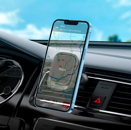 Держатель для телефона Hoco magnetic CA115 Черный | Зображення 1