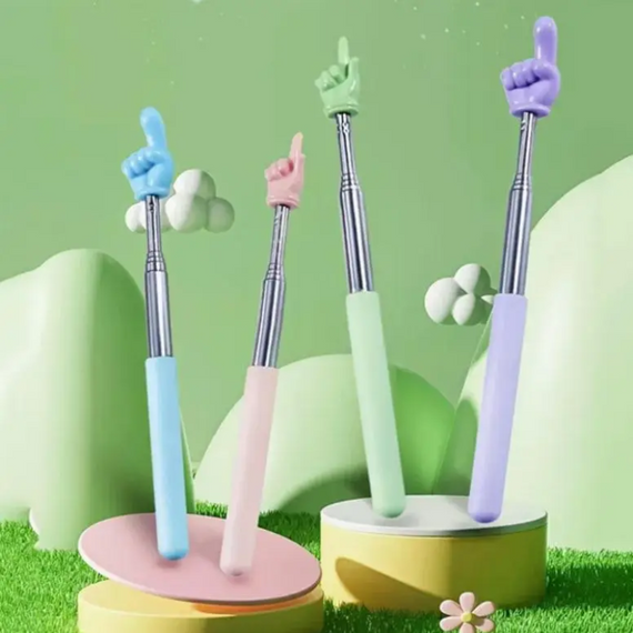 Телескопічна указка Палець Пікмі, пікмі паличка, палець указка, висувна указка, указка для вчителя | Зображення 1