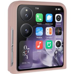 Чохол Foldables Silicone Cover Lakshmi (AAA) для Xiaomi Mix Flip 2 Рожевий / Pink Sand