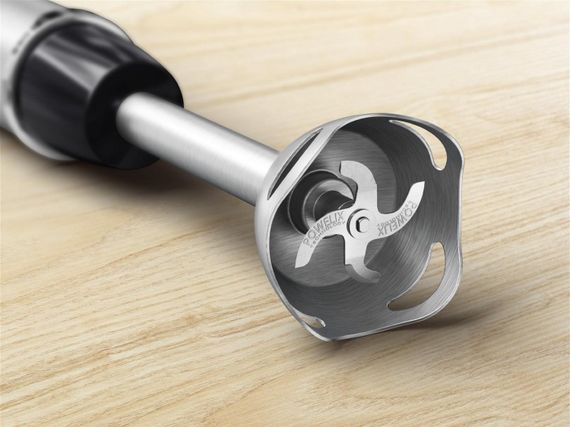 Блендер Tefal  заглибний Quickchef+, 1000Вт, 4в1, чаша-800мл, чопер-500мл, кухонний комбайн 5в1, турборежим, сіро-чорний (HB67G830) | Зображення 6