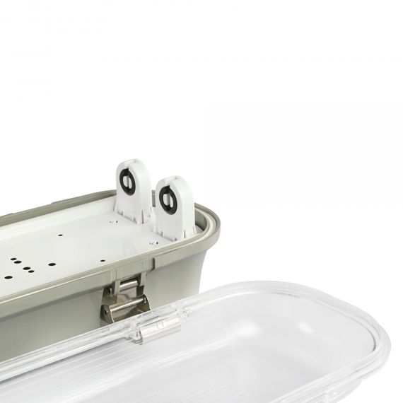LED світильник IP65 лінійний під лампу 2хТ8 VIDEX 1,2М 220V | Зображення 4