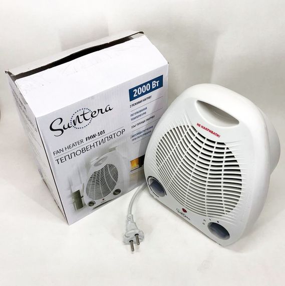 Теплообогреватель, Электрический бытовой тепловентилятор, Дуйка для дома, Практичный тепловентилятор AT-30 | Зображення 1