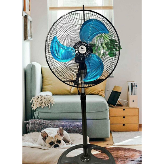 Потужний електричний вентилятор за низькими цінами, вентилятор побутовий підлоговий із регульованою висотою | Зображення 9