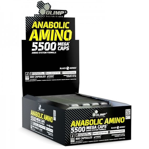 Аминокомплекс для спорта Olimp Nutrition Anabolic Amino 5500 Mega Caps 30*30 Caps | Зображення 1