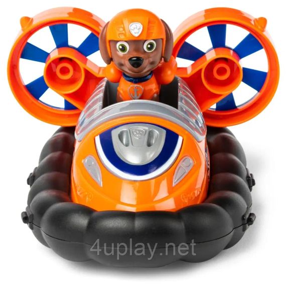 Щенячий патруль Спасательный катер и фигурка Зума Оригинал PAW Patrol Zuma Hovercraft Vehicle | Зображення 3