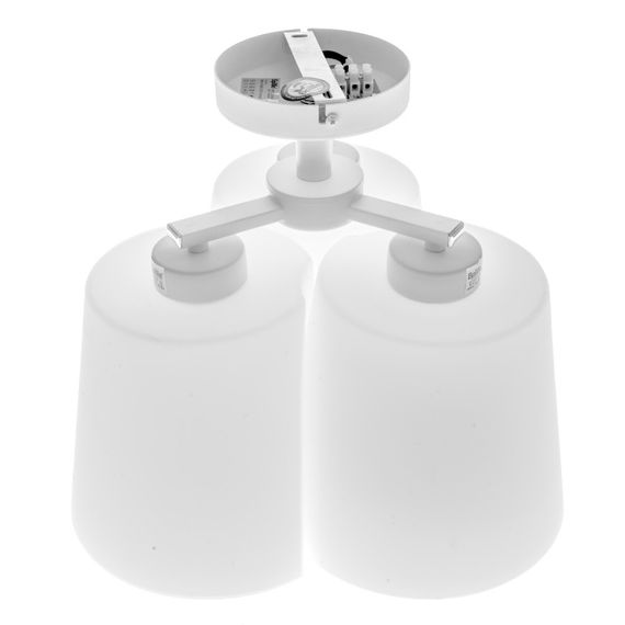 Люстра потолочная в спальню E27 60W WH (BR-01458C/3) | Зображення 2