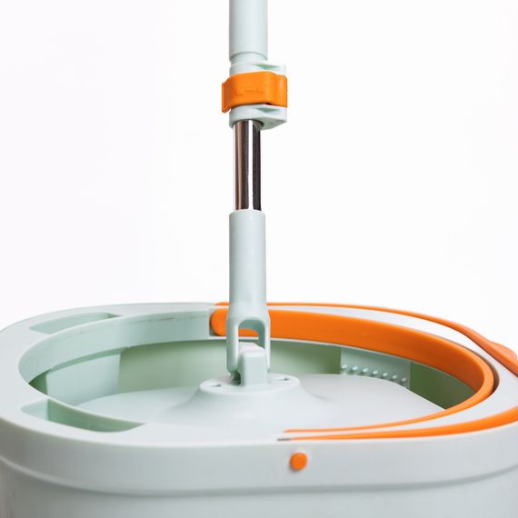 Набор для уборки швабра с отжимом и ведром профессиональная швабра с ведром Зеленый HP-35015-46 | Зображення 3