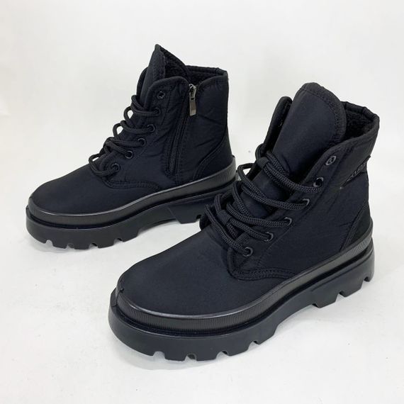 Чоботи жіночі 41р 26см, Черевики шкіряні жіночі рифлена підошва, Зимові бурки жіночі | Зображення 4