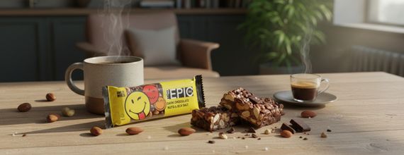 Батончик SmileyWorld ВеЕріс з арахісом та фундуком 40г (214528) | Зображення 1