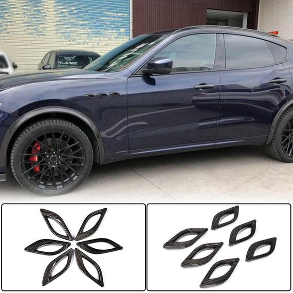 Накладки на передні крила (2013-2017, Карбон) для Maserati Quattroporte рр